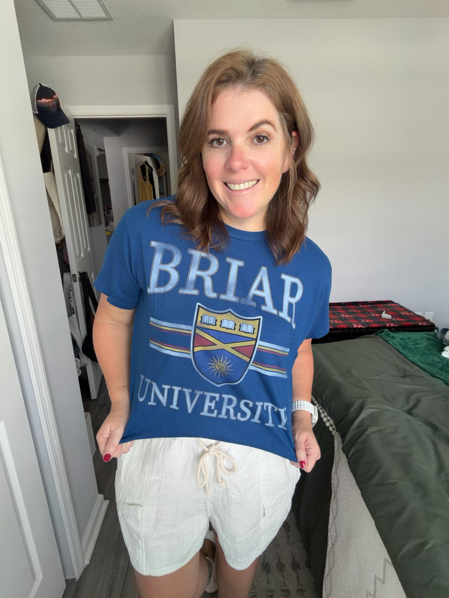 A closer look at the Briar U tee!!

The tee is lightweight and perfect for the summer! If you are an Off Campus fan, American Eagle has some really cute tops for summer!

#LTKMidsize #LTKOver40