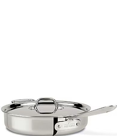 All-Clad D3 Stainless Steel Sauteuse Pan - 3 Quart Saute Pan | Dillard's