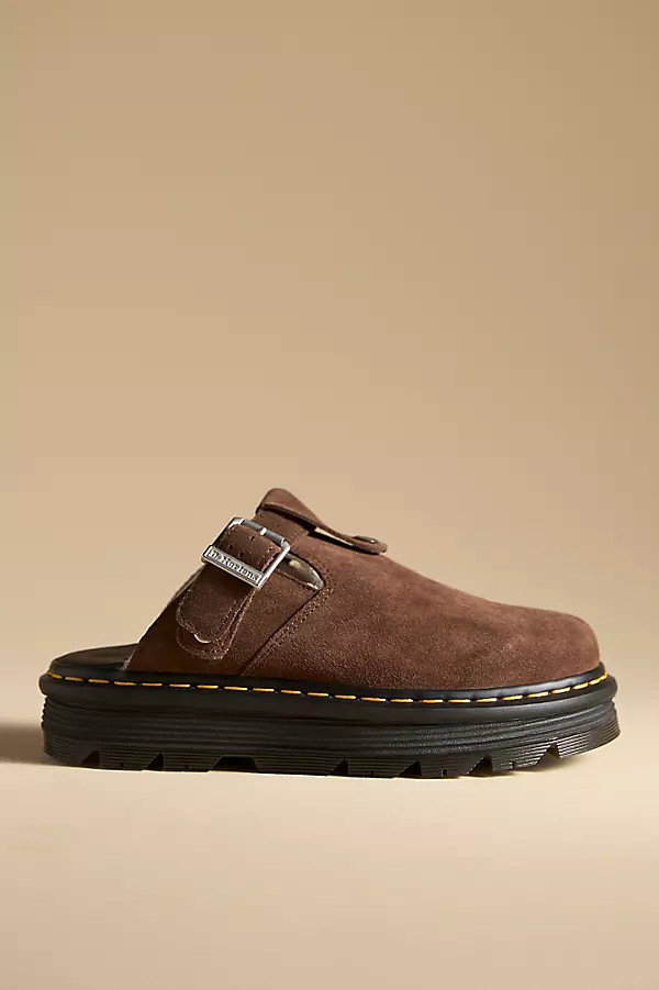 Zebzag Suede Slingback Platform Mules | Anthropologie (US)