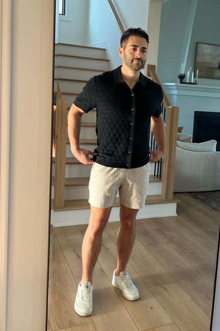Last day to use code AFKATHLEEN for 15% off. Cort is wearing a medium in his shirt and shorts.
Shoes are tts.
#outfitsfordudes #abercrombie

#LTKunder100 #LTKsalealert #LTKmens