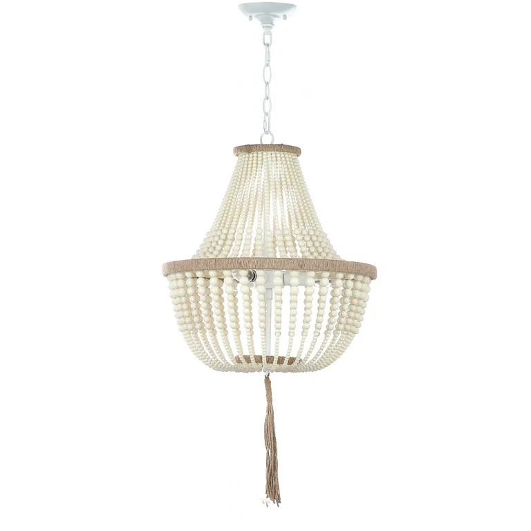Safavieh Lush Kristi 3 Light 16.5 In. Dia. Beaded Pendant | Walmart (US)