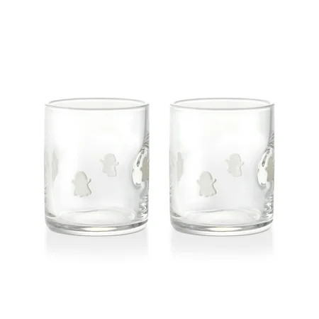 Thyme & Table 12 fl oz Halloween Ghost Charm Drinking Glasses, Set of 2 | Walmart (US)