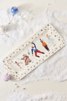 New York City Ballet Stoneware Platter | Anthropologie (US)