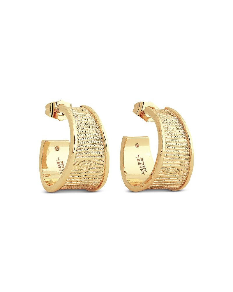 Anabel Aram Enchanted Forest Bark Hoop Earrings in 18K Gold Plated | Bloomingdale's (US)