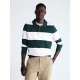 Free Assembly Men's Rugby Cozy Yarn Rugby Sweater with Long Sleeves, Midweight, Sizes XS-3XL | Walmart (US)