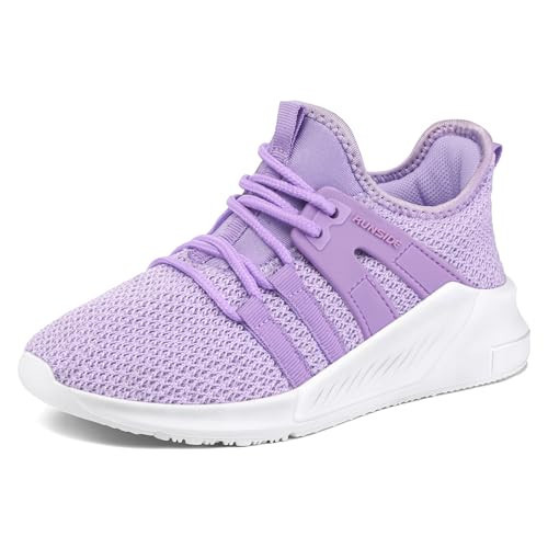 Amazon.com | RUNSIDE Boys Girls Tennis Shoes Kids Lightweight Breathable Sneakers Lace-up Running... | Amazon (US)