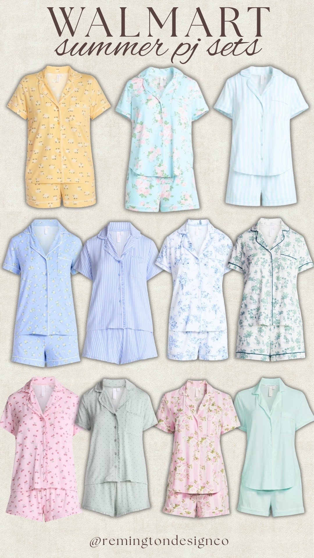 Walmart summer pajama sets! 

Matching sets 
Pajamas set
Lounge wear 
Women’s loungewear 
Lounge sets

#LTKmomlife #LTKSeasonal #LTKootd