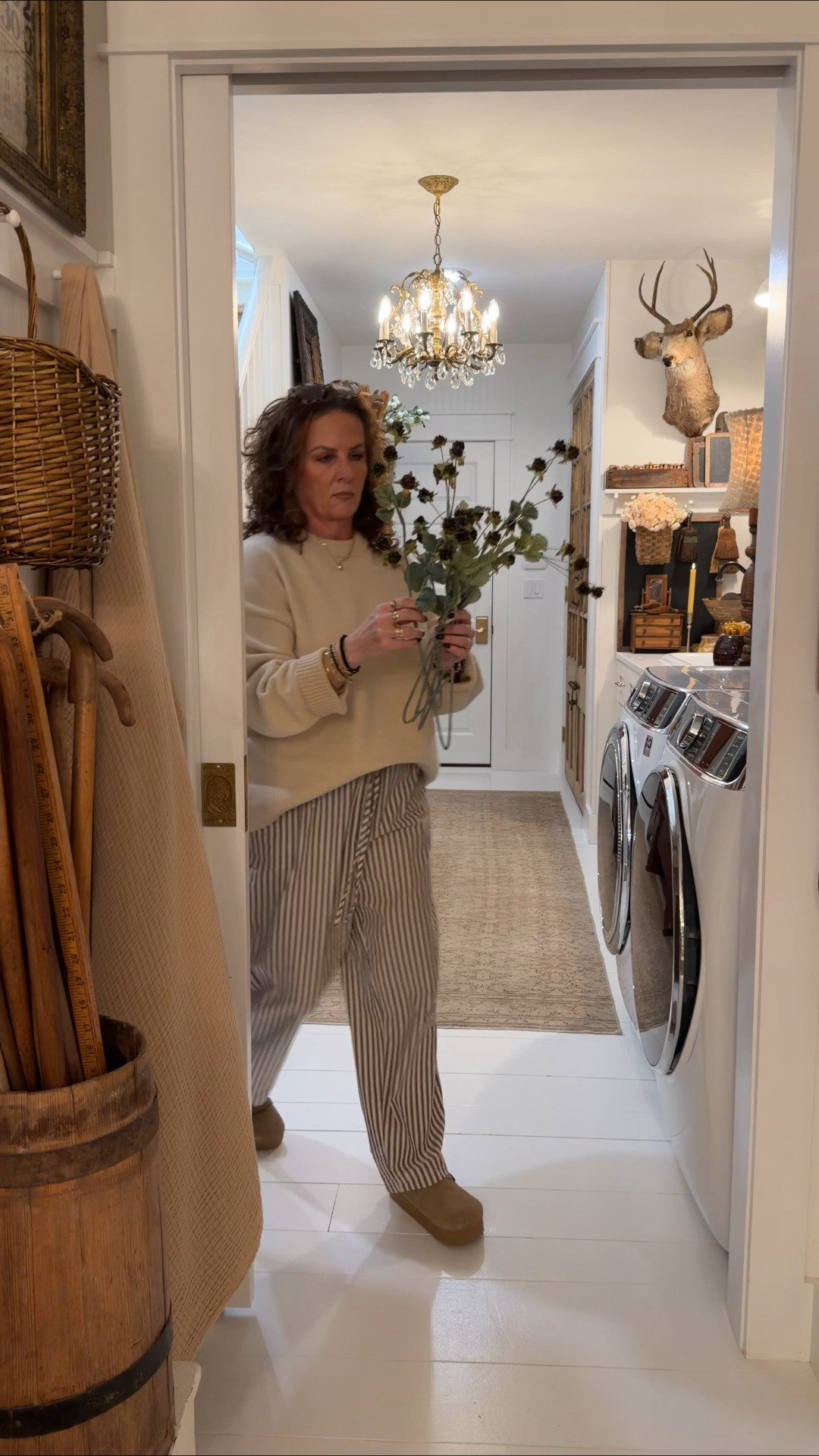 I have felt so blah after the holidays with low energy and little to no creativity. Today I felt like I may be getting out of that funk so I put together the kitchen with some old and new stuff both. I usually bring out the tulips and different flowers and they stay most of the year. I layer what I love between my collections and feel this best describes my style. 

#LTKHome #LTKSeasonal