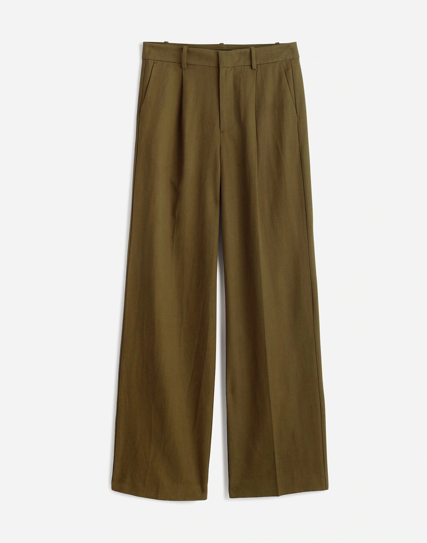 Slouchy Straight Pants in Drapey Twill | Madewell