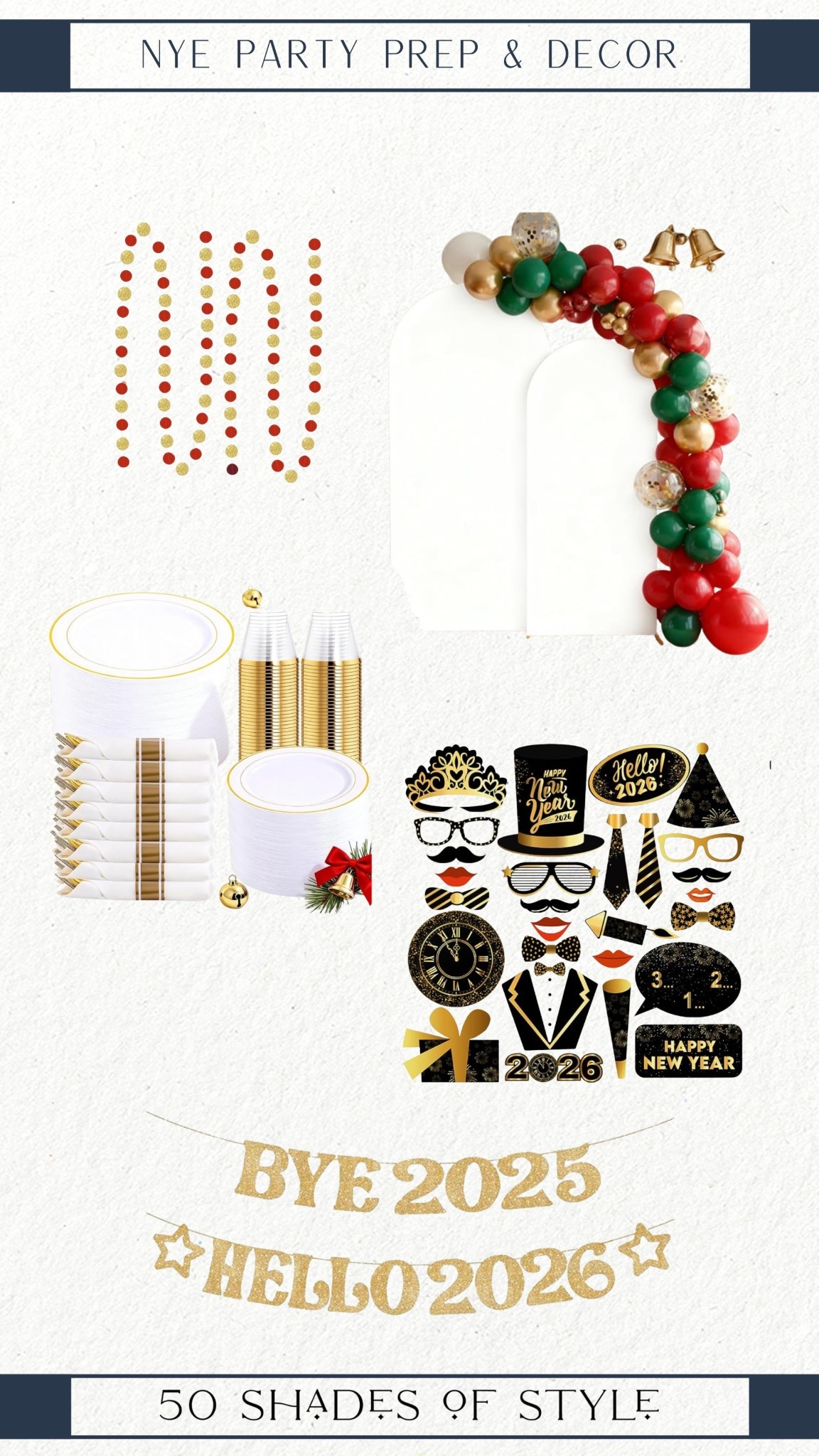 new year’s eve decor, party decor, nye decor 

#LTKFindsUnder100 #LTKHoliday #LTKHome