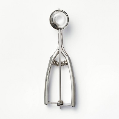 1.5Tbsp Stainless Steel Cookie Scoop Gray - Figmint™ | Target