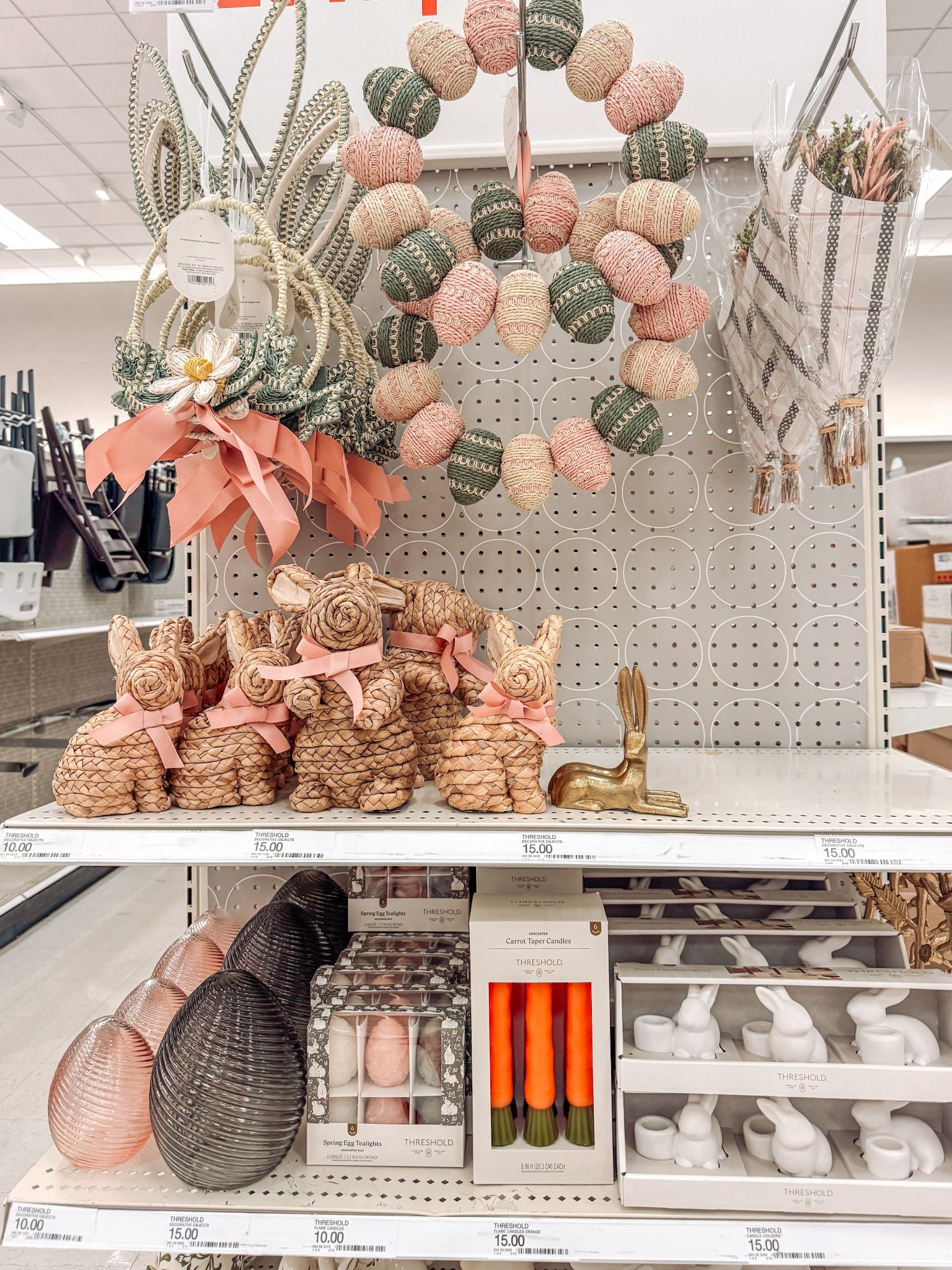 New spring Easter decor from Target! I love all the pink bows! The block print bunny garland is one of my favorite pieces! 

#LTKSeasonal #LTKHome