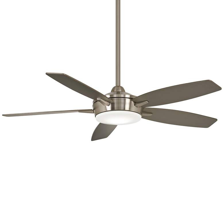 52" Minka Aire Espace Brushed Nickel LED Ceiling Fan with Remote - #60R09 | Lamps Plus | Lamps Plus