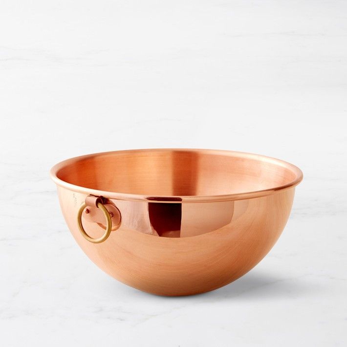 Mauviel Copper Beating Bowl with Loop Handle | Williams-Sonoma