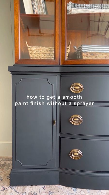 Products used to get a smooth paint finish without a sprayer 

#LTKhome