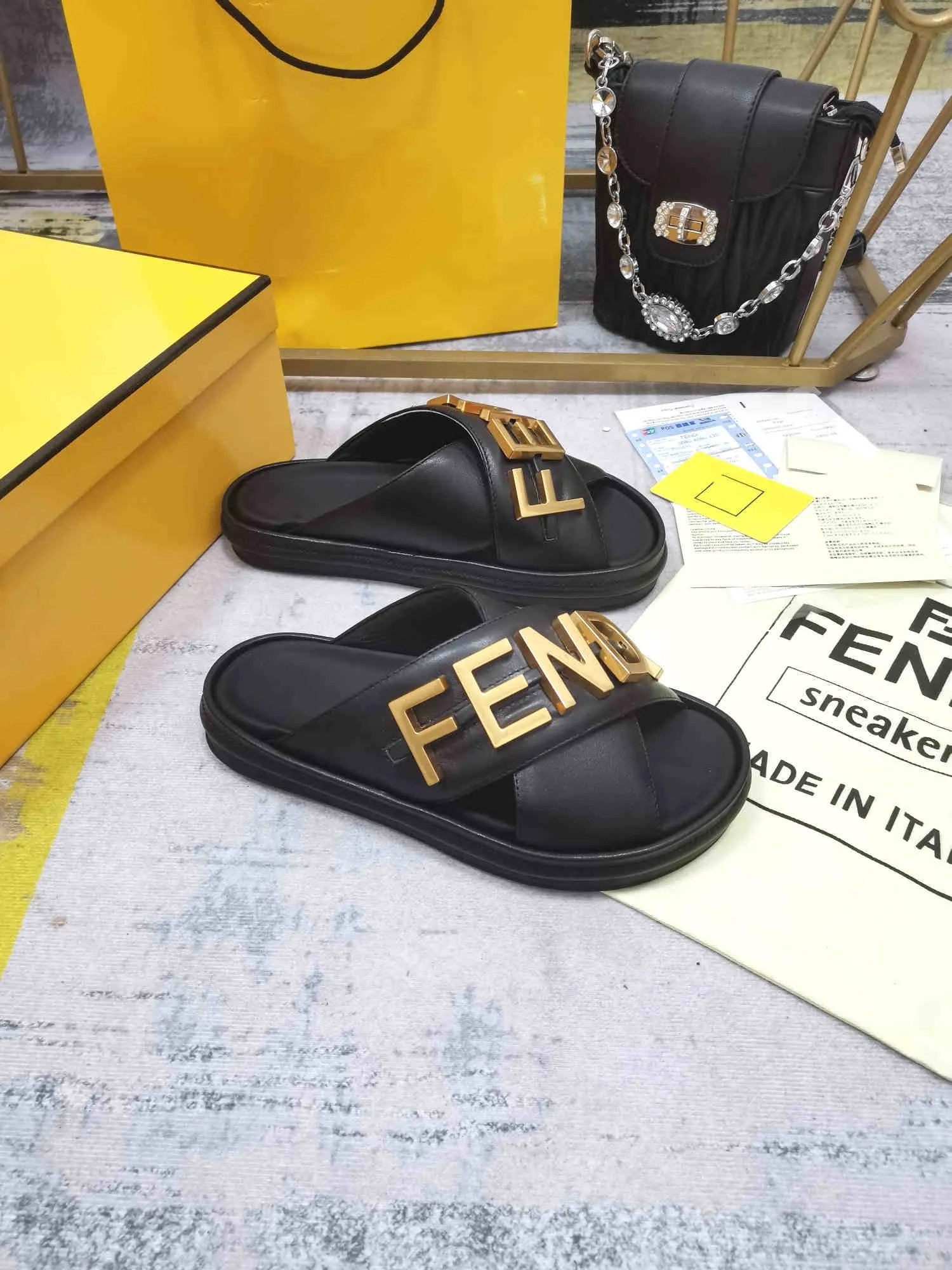 Sandal Leather Slide Luxury Designer Lady Gentlemen Colorful Canvas Letter Anatomic 2022 Fashion ... | DHGate