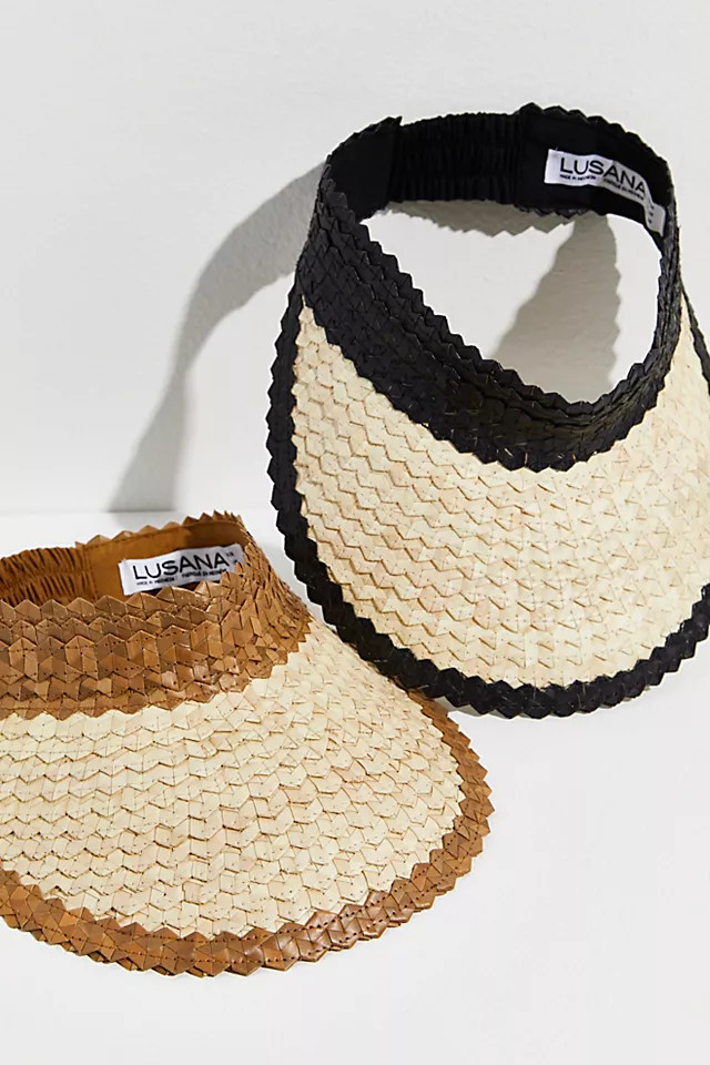 Banded Baha Straw Visor | Free People (Global - UK&FR Excluded)