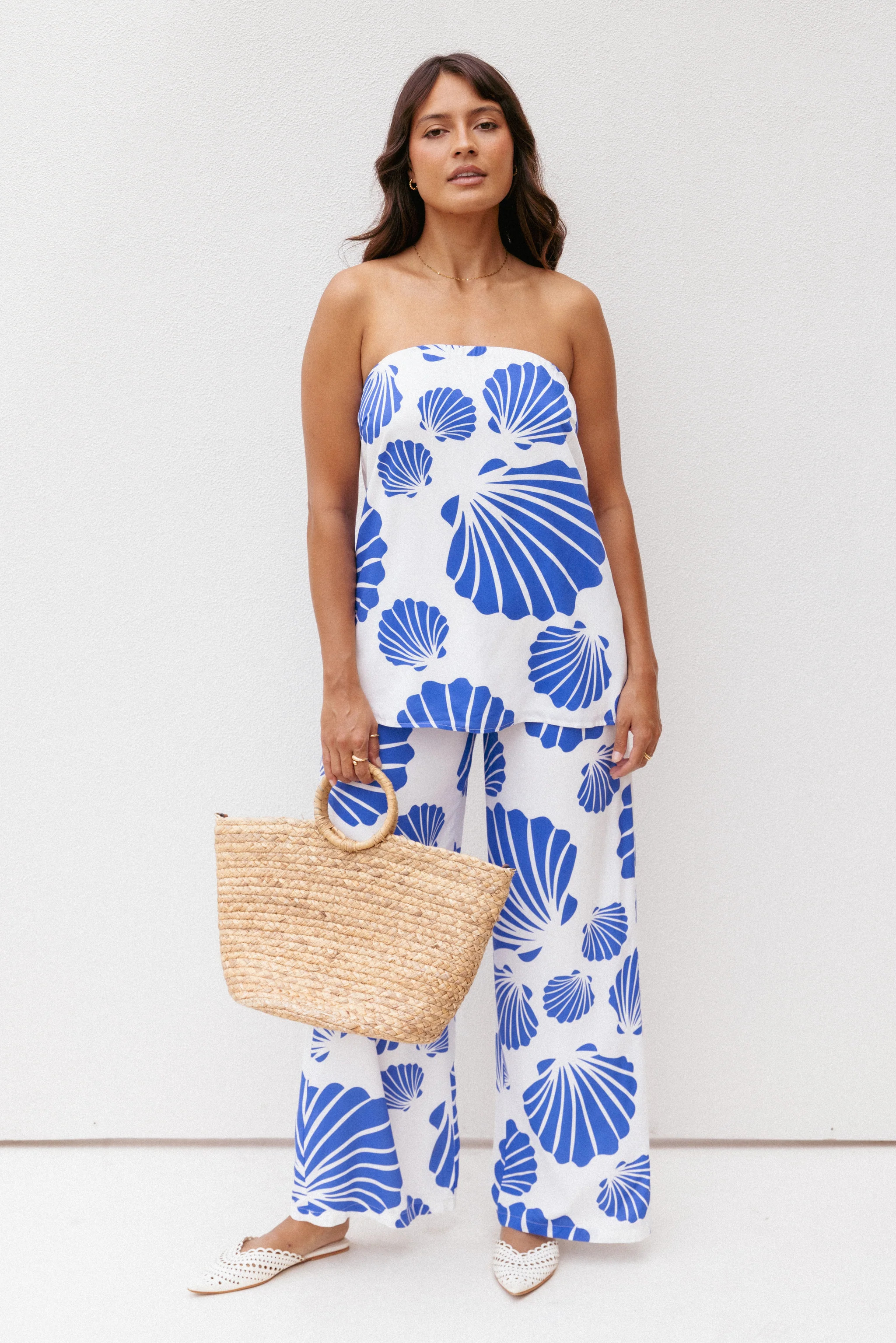 Kristy Pant Set - Blue Shell | Petal & Pup (US)