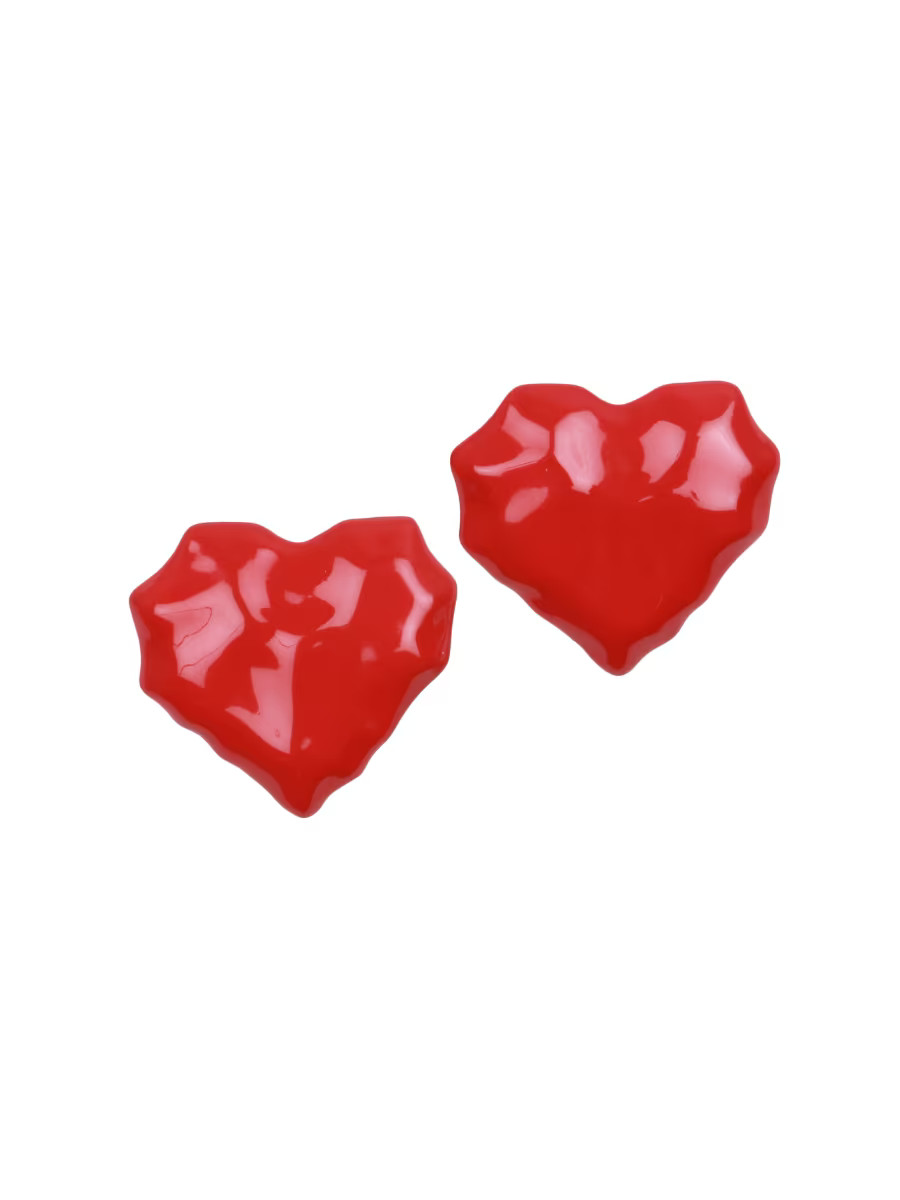 Lovegood Enamel Heart Stud Earrings | Saks Fifth Avenue