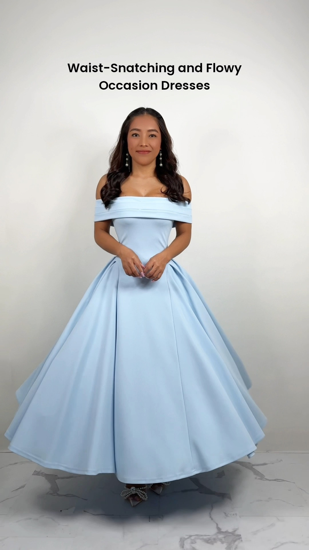 Obsessed with these waist-snatching and flowy dresses. I’m 5’0ft 105lbs wearing size XS.

#LTKPetite #LTKWedding #LTKParties