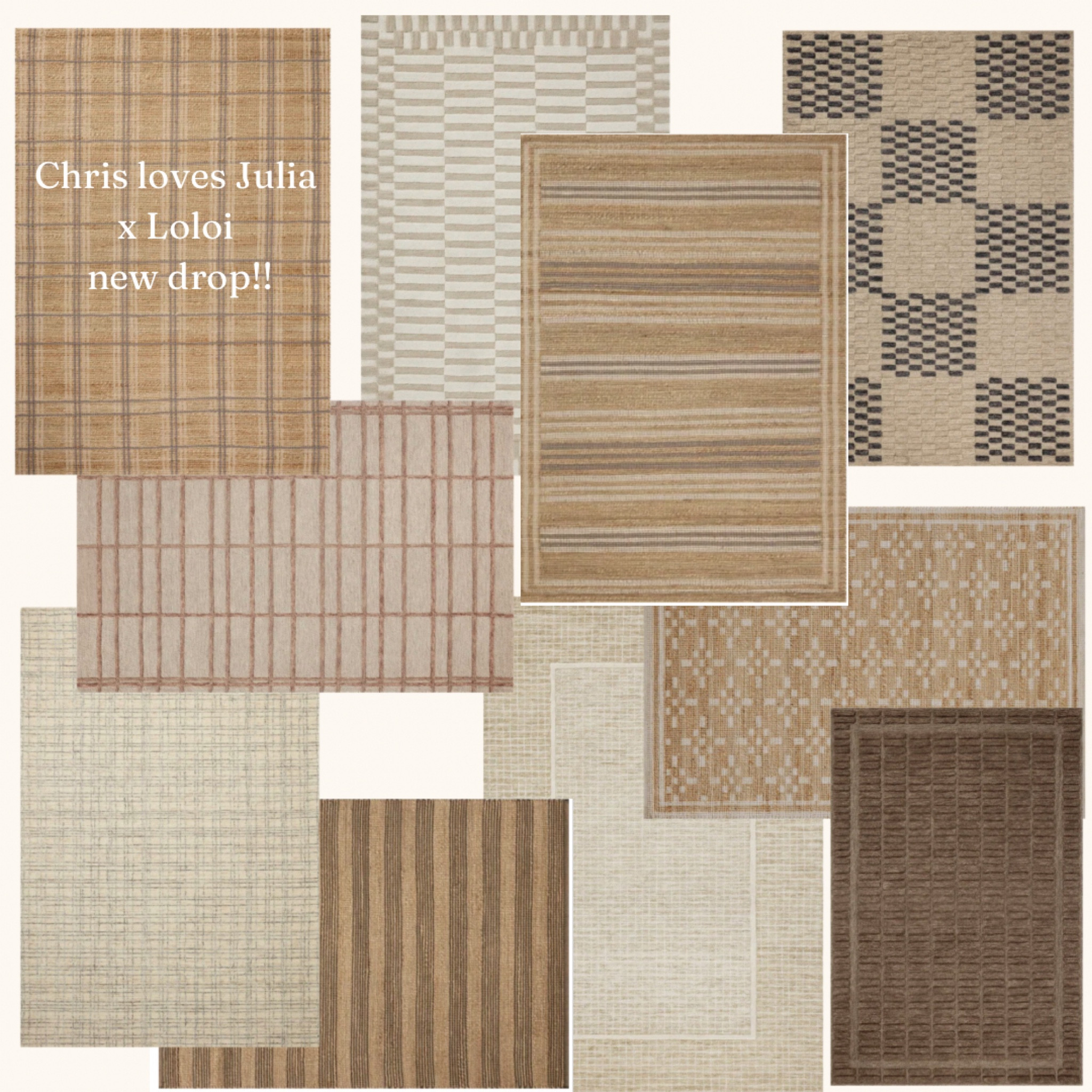 Chris loves Julia x loloi rug drop is so good and neutral! 

#LTKSpringSale #LTKstyletip #LTKhome