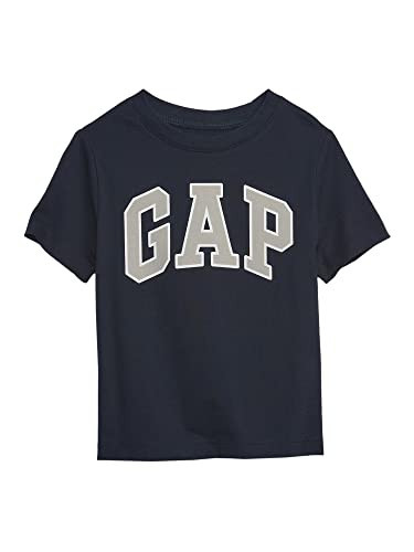 GAP Baby Boys Short Sleeve Logo T-Shirt T Shirt, Blue Galaxy, 3-6 Months US | Amazon (US)