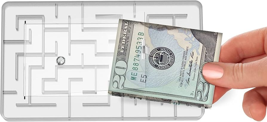 Money Puzzle Box, Money Holder Maze Gift Holder, Stocking Stuffers for Teens and Adults - Christm... | Amazon (US)