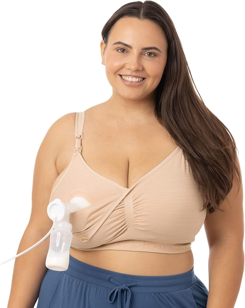 Kindred Bravely Sublime Hands Free Pumping Bra | Patented All-in-One Pumping & Nursing Bra with E... | Amazon (US)