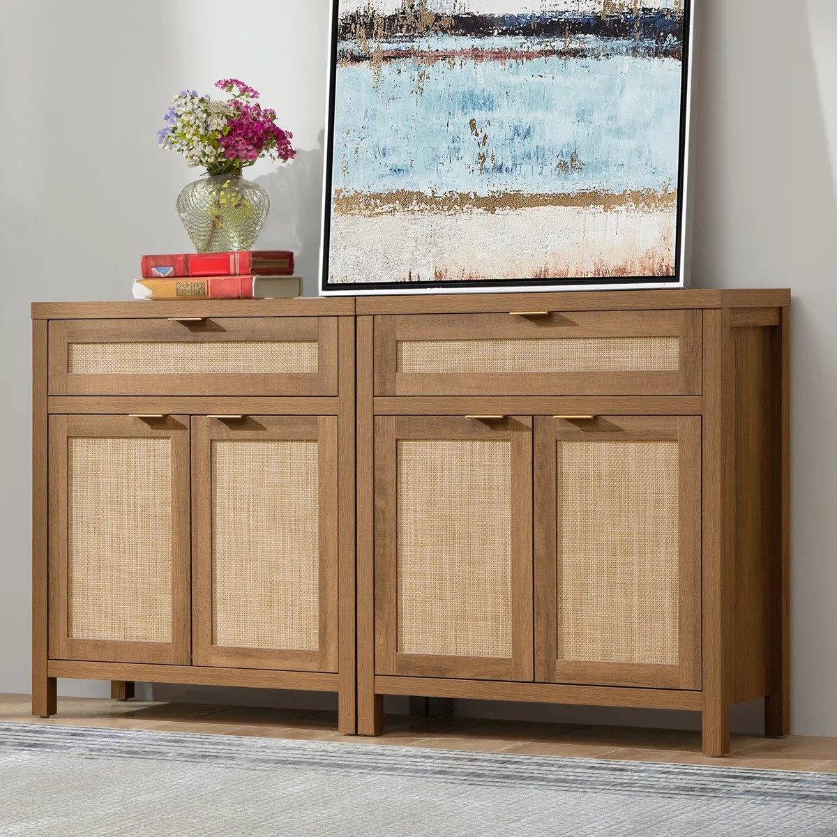 Safura 30" W 2-Door Sideboard (Set of 2) | Wayfair North America