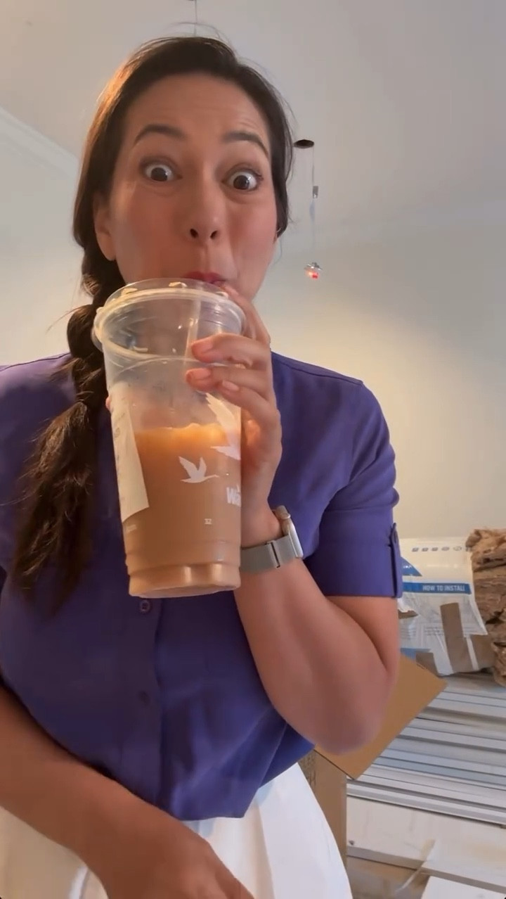 Another update on my mom’s renovations, with so many guest appearances... also... watch me get into a fight with an @Arhaus chandelier, lol (it won) #homerenovation #remodel #contractor #architect #washingtondc