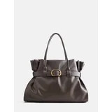Scoop Women's Faux Leather Buckle Tote, Burnt Rosemary | Walmart (US)