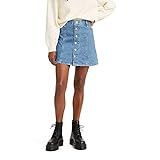Levi's Women's A-line Button Front Mini Skirt | Amazon (US)
