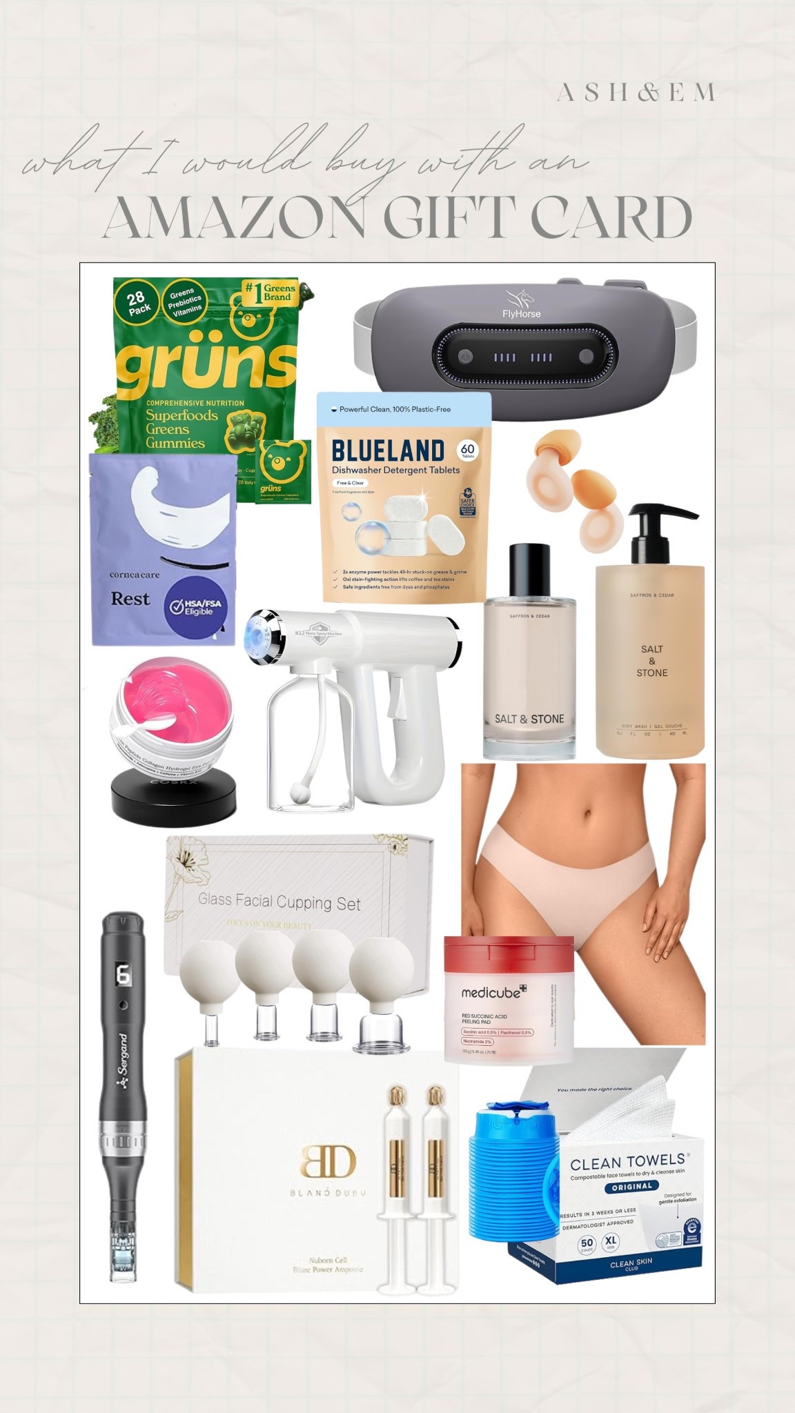 what I would buy with an Amazon gift card!

Amazon, gift card, affordable, finds, home finds, skin care must haves


#LTKBeauty #LTKSeasonal #LTKselfcare