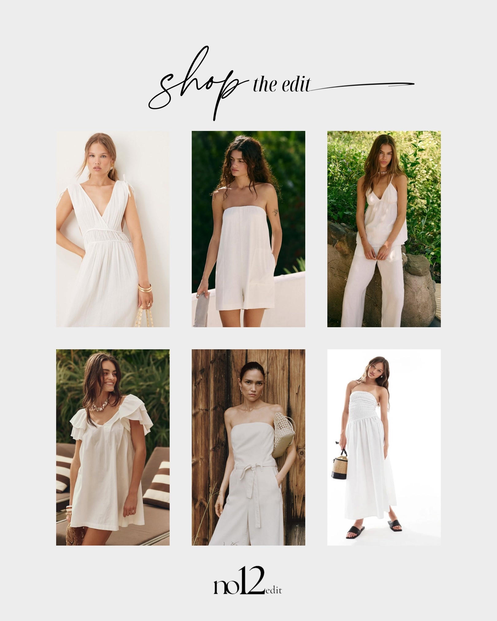 Easy, breezy summer style ☁️ From relaxed cotton minis to strapless one-pieces, these white staples are made for sunny days and slow moments.

Tap to shop the edit – perfect for getaways, garden drinks or just keeping cool in style 🤍 #LTKSummer #LTKStyle #WhiteDressSeason #No12Edit


#LTKuk #LTKsummer #LTKeurope