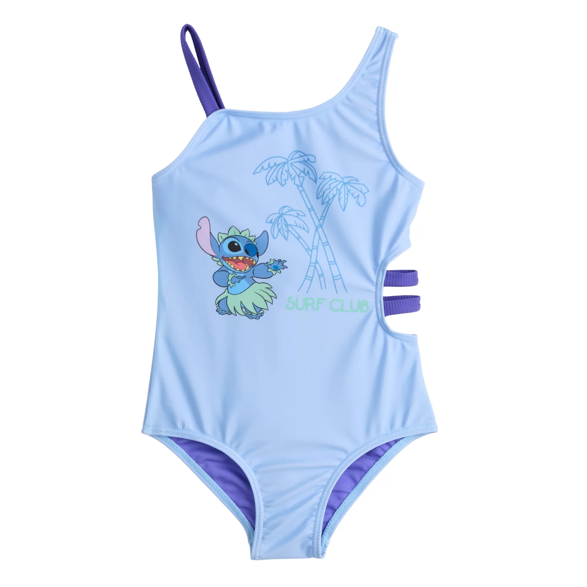 Disney's Lilo & Stitch Girls Stitch One-Piece Swimsuit | Kohl's