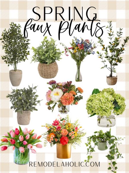 Faux spring plants! Brighten up your space with these beautiful faux plants! 

Faux plants, spring faux plants, spring decor, floral decor, spring home, faux floral 

#LTKhome #LTKSeasonal #LTKFind