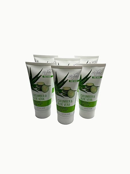 Amazon.com: Reshma Beauty Cucumber & Aloe Vera Face Wash,Hydrating and Soothing Vegan Facial Clea... | Amazon (US)