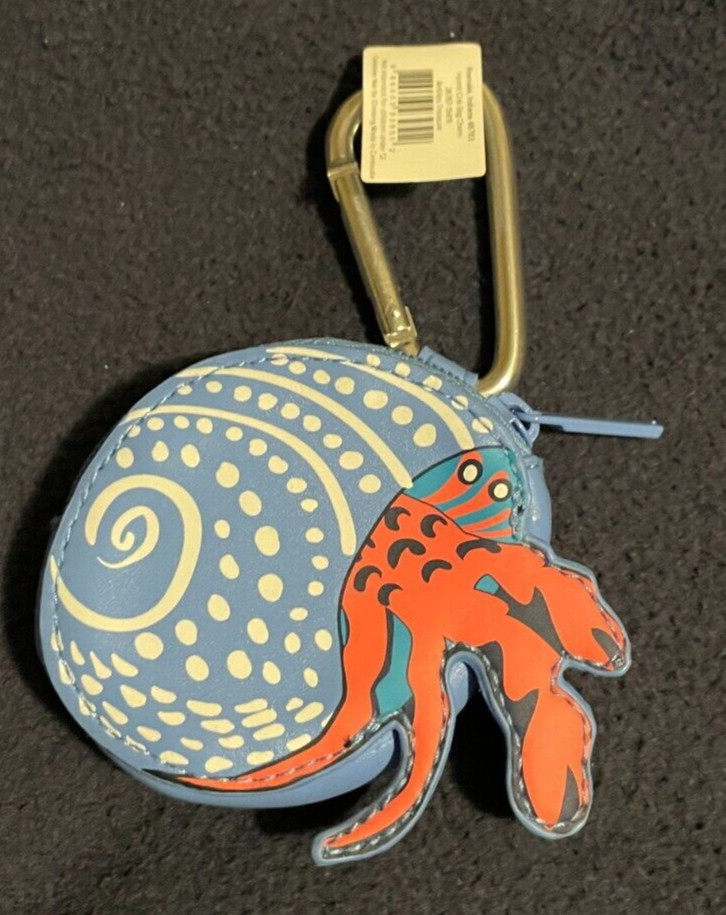 Vera Bradley Antilles Treasure Hermit Crab Bag Charm Coin Purse Keychain - NWT | eBay US