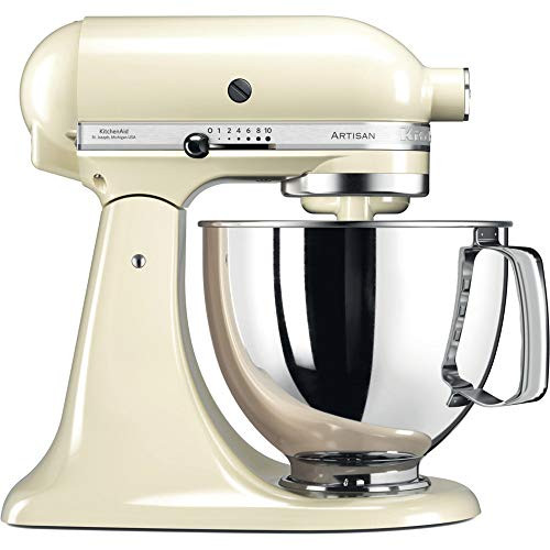 KitchenAid MIXER TILT-HEAD 4.8L - ARTISAN - ALMOND CREAM 5KSM125BAC | Amazon (UK)