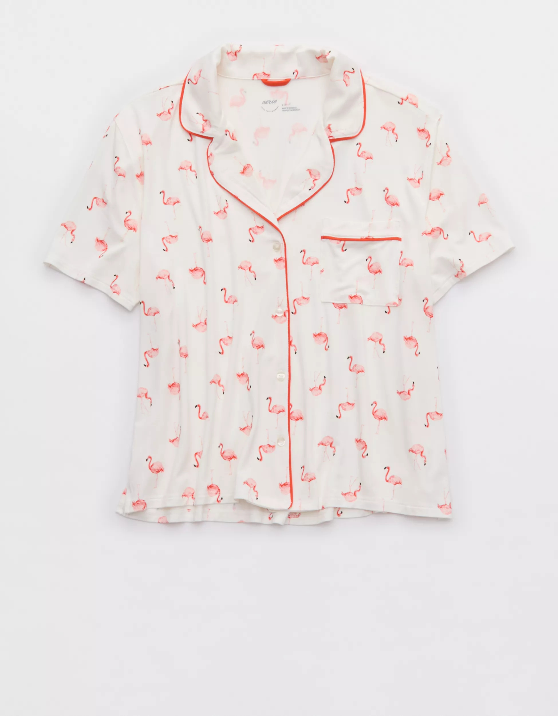Aerie Real Soft® Short Sleeve Pajama Shirt | Aerie