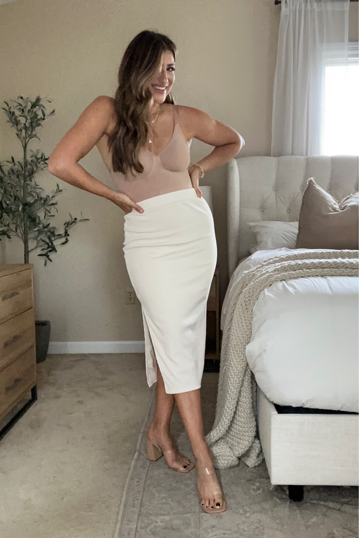 Shape wear. Bodysuit. Undergarments. Tummy shape wear. 

#LTKunder50 #LTKstyletip #LTKSeasonal