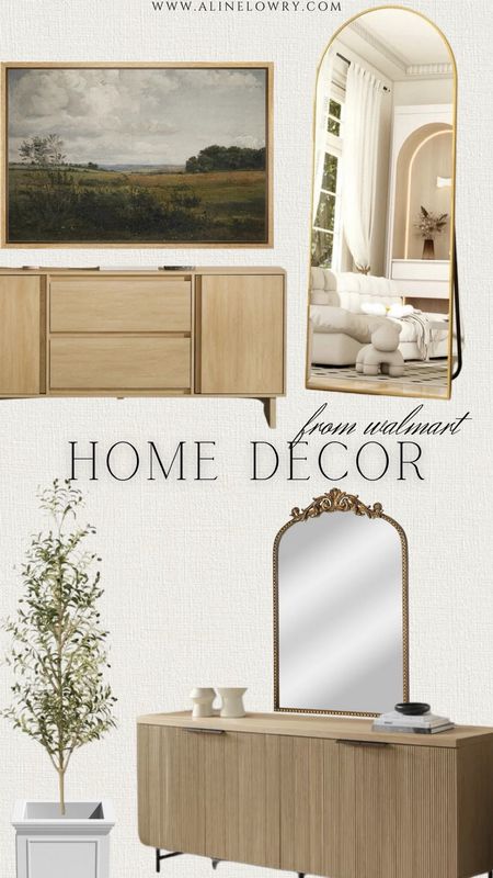 New Home Decor from Walmart. Affordable home decor. Living room decor. Mirror, wall art, decorative plant, cabinets. 



#LTKU #LTKstyletip #LTKhome