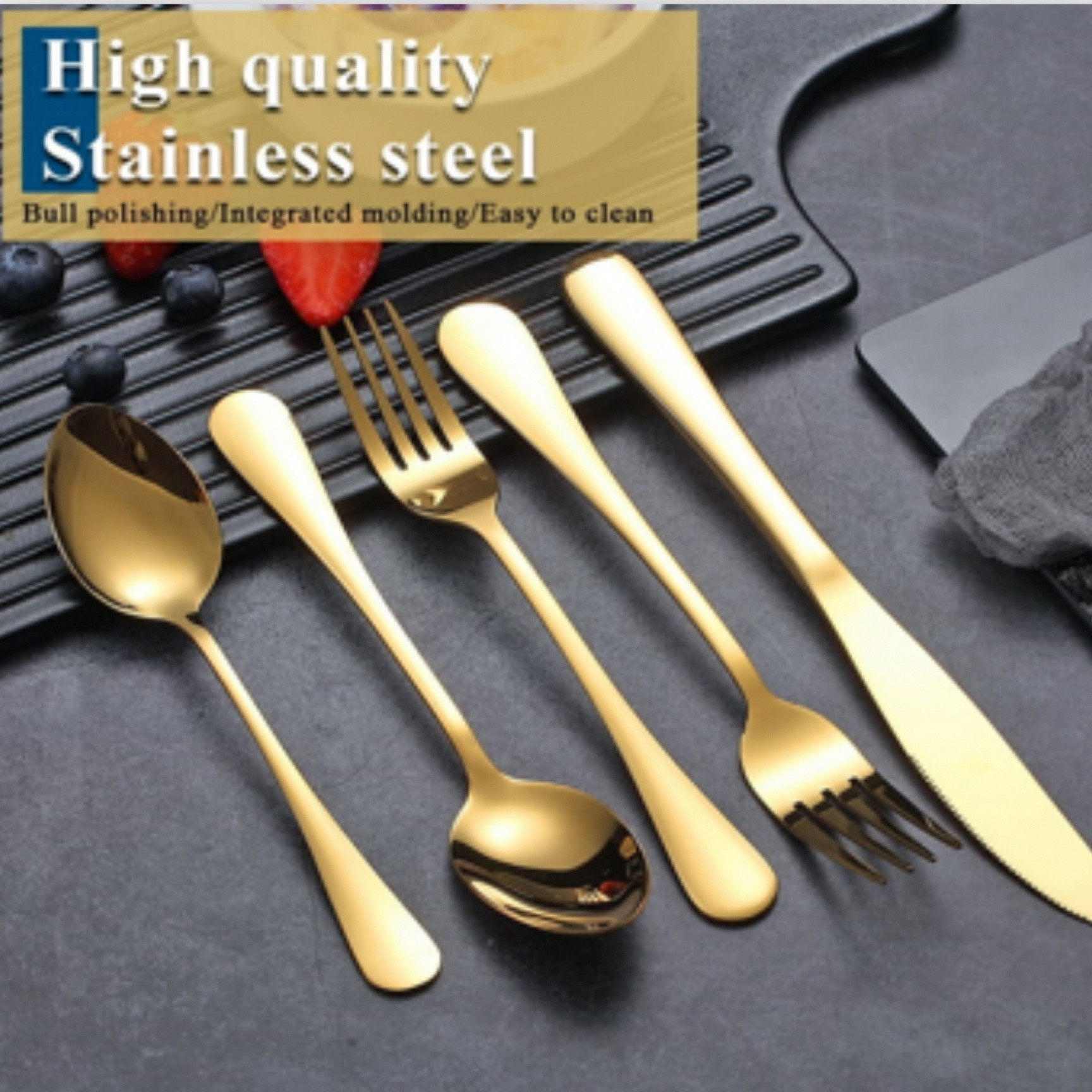 ReaNea Gold Silverware Set 60 Piece Stainless Steel Flatware Set, Knives Forks Spoons Cutlery Set Service for 12 
An amazing price for serving of 12 and it’s on SALE 🙌🏻
#dinerwear #silverwear #goldsilverwear

#LTKSaleAlert #LTKHome #LTKFindsUnder50