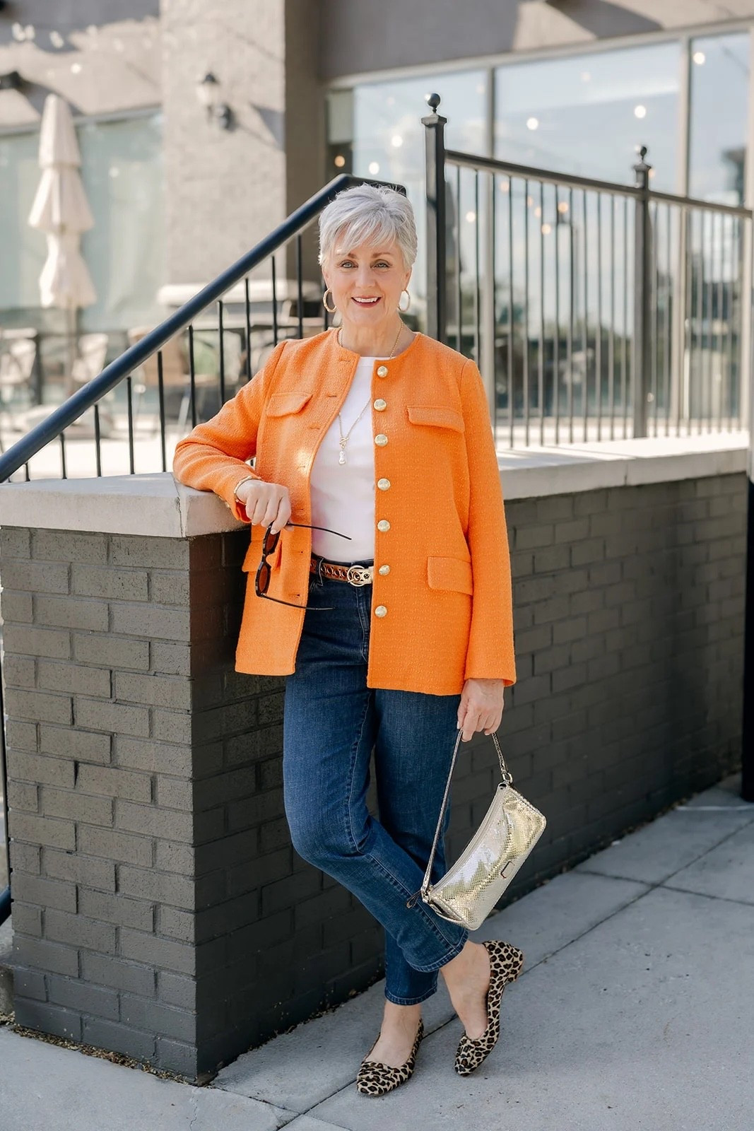 Orange Tweed Jacket & Jeans 👖🧡

#LTKootd #LTKSeasonal #LTKOver40
