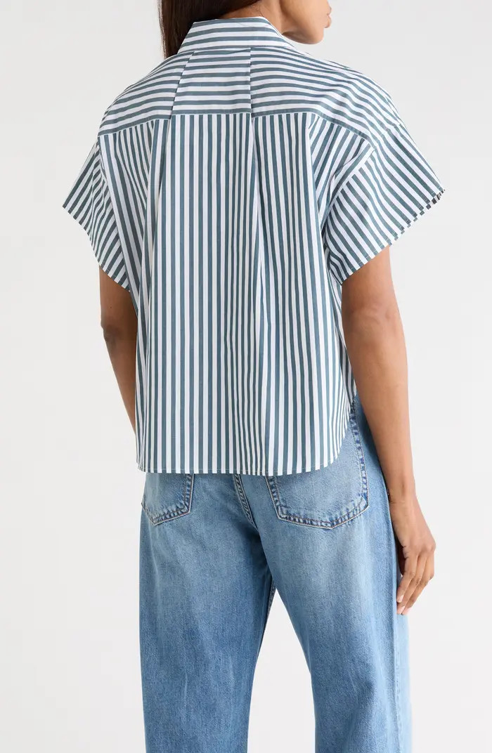 rag & bone Maura Stripe Button-Up Shirt | Nordstromrack | Nordstrom Rack