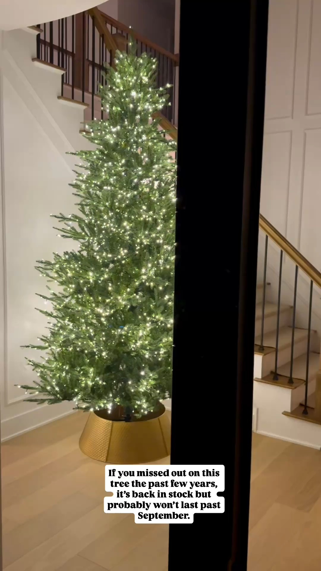 Twinkle Christmas tree back in stock . I have the 9 foot shown here.

#LTKHome