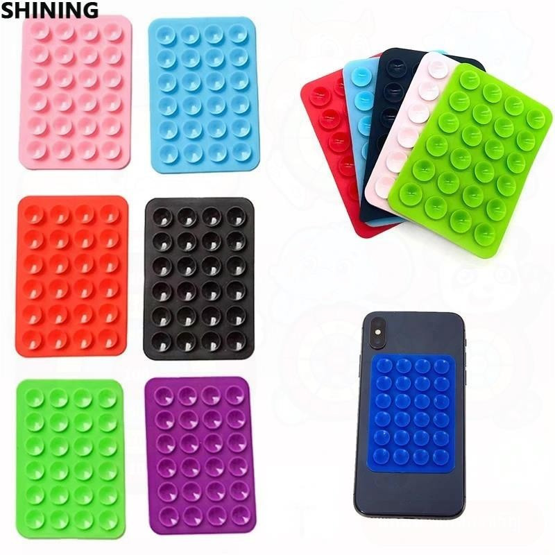 1pcs Ventosa Dupla Face De Silicone Antiderrapante Para Telefones Celulares Suporte | Shopee (BR)