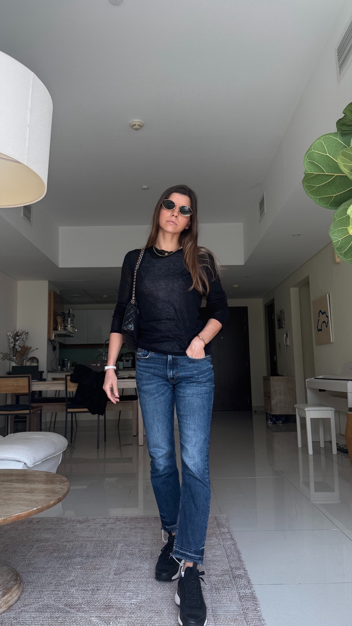 Winter basics for 2025, this long sleeve is my most worn item , Zara jeans, Chanel sneaker, Chanel bag

#LTKSeasonal #LTKItBag #LTKFindsUnder100