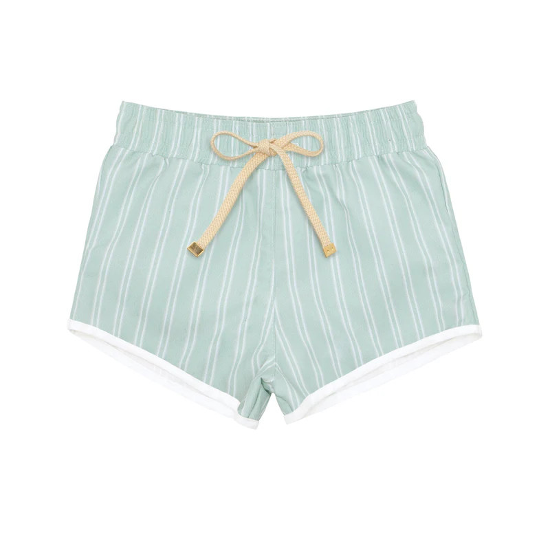 boys brock collection x minnow garden sage stripe boardie | minnow