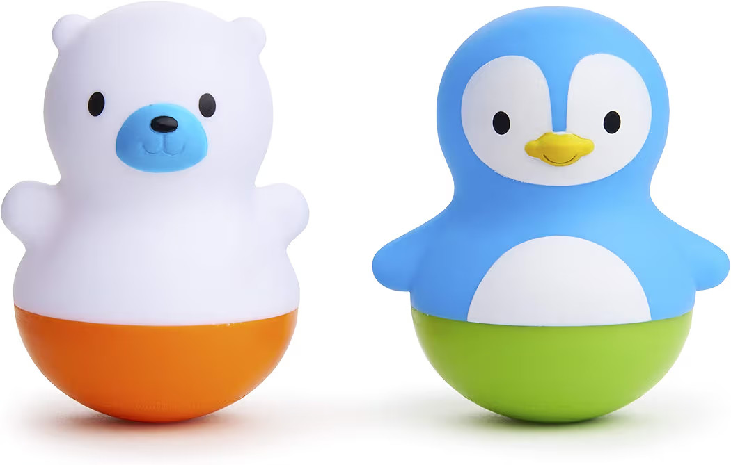 Munchkin® Bath Bobbers Mold Free Baby and Toddler Bath Toy, 6+ Months, Polar Bear/Penguin | Amazon (US)